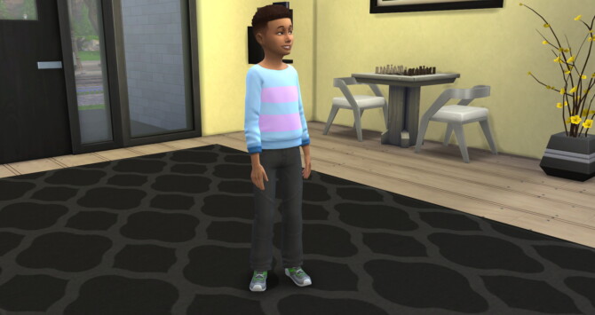 Sims 4 Undertale sweaters (Chara, Frisk, Asriel) by sandersfan22 at Mod The Sims 4