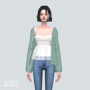Cardigan With Bustier at Marigold