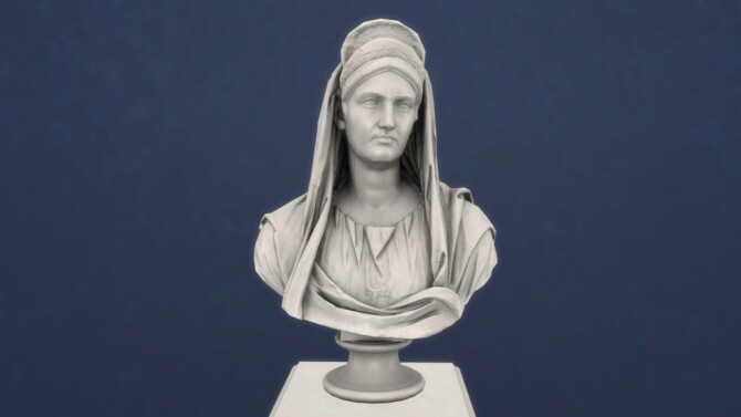 Sims 4 Bust of Matidia by TheJim07 at Mod The Sims 4