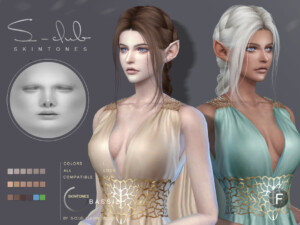 Natural skintone overlay for female sims by S-Club LL&WM at TSR