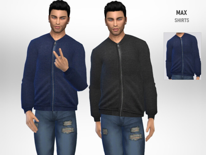 Max Shirt by Puresim at TSR » Sims 4 Updates