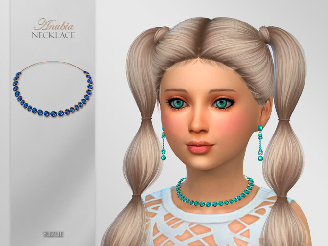 Sims 4 Anubia Necklace Child by Suzue at TSR