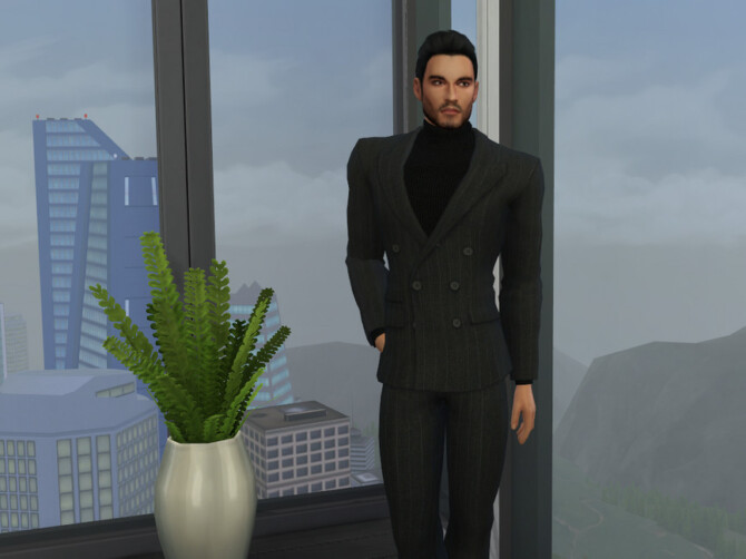 Sims 4 Tom Ellis Inspired Sim Model by DarkWave14 at TSR