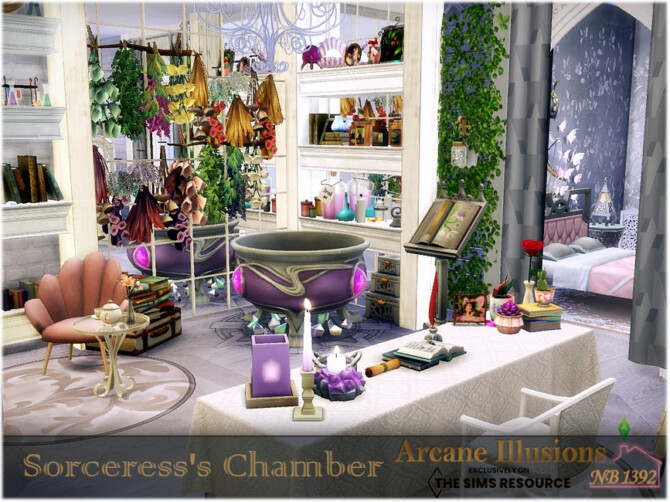 Sims 4 Arcane Illusions   Sorceresss Chamber by nobody1392 at TSR