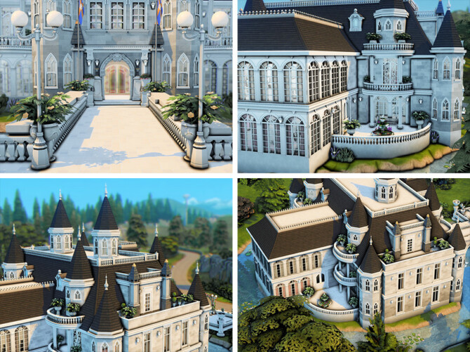 Sims 4 Arcane Illusions   Dustland Fairytale Castle by xogerardine at TSR