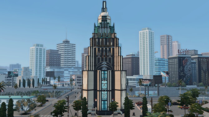 Sims 4 Radiant Luxor Skyscraper by PinkCherub at Mod The Sims 4