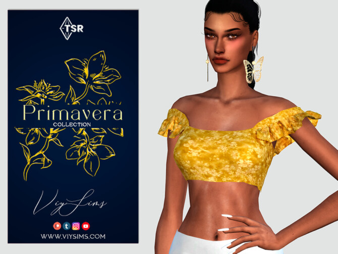 Sims 4 PRIMAVERA Collection TOP [IV] by Viy Sims at TSR