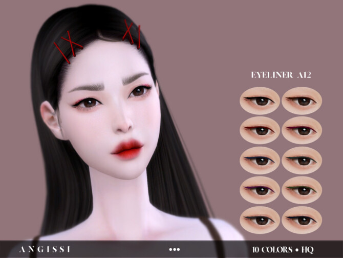Sims 4 Eyeliner A12 by ANGISSI at TSR