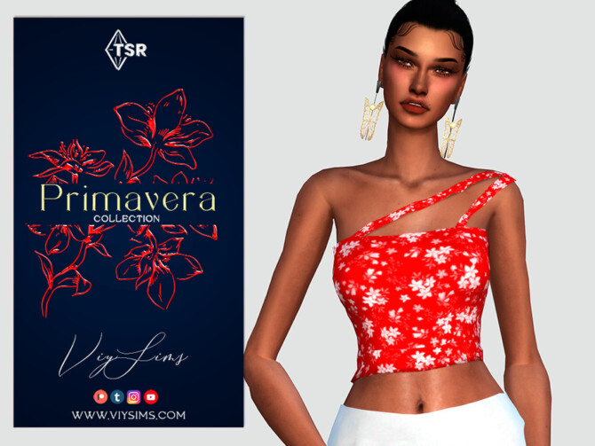 Sims 4 PRIMAVERA Collection TOP [II] by Viy Sims at TSR