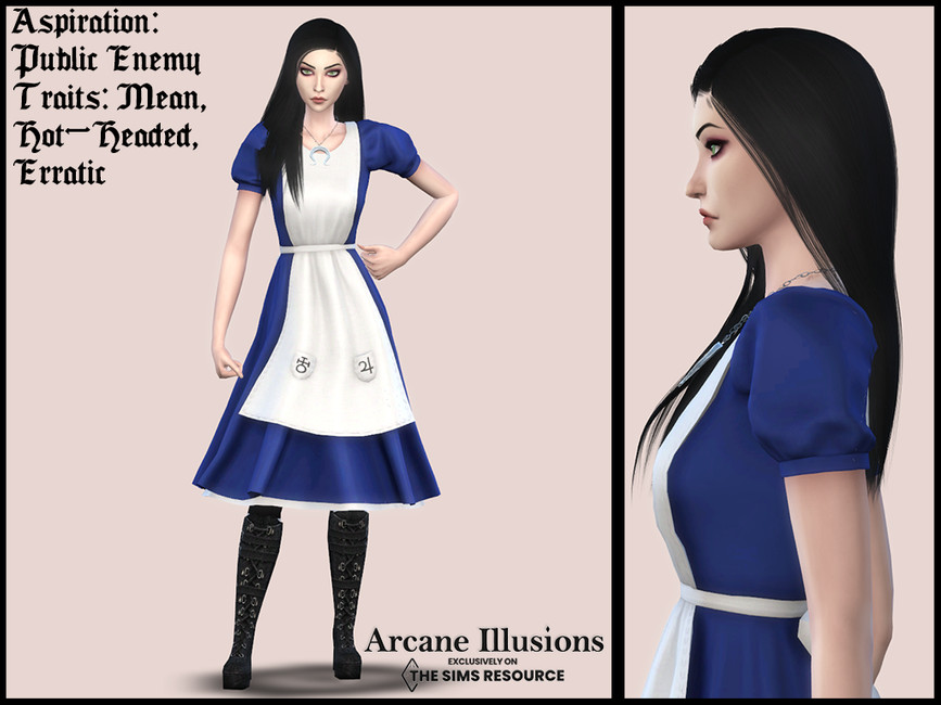 Arcane Illusions - Alice Liddell by YNRTG-S at TSR » Sims 4 Updates