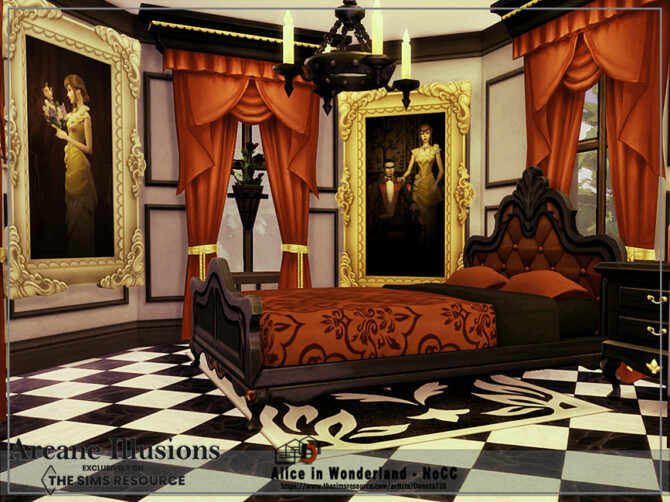Sims 4 Arcane Illusions Alice in Wonderland by Danuta720 at TSR