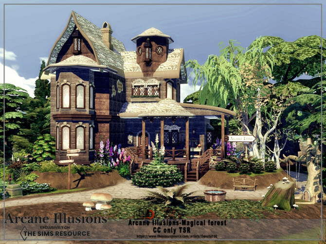 Sims 4 Arcane Illusions Magical Forest by Danuta720 at TSR