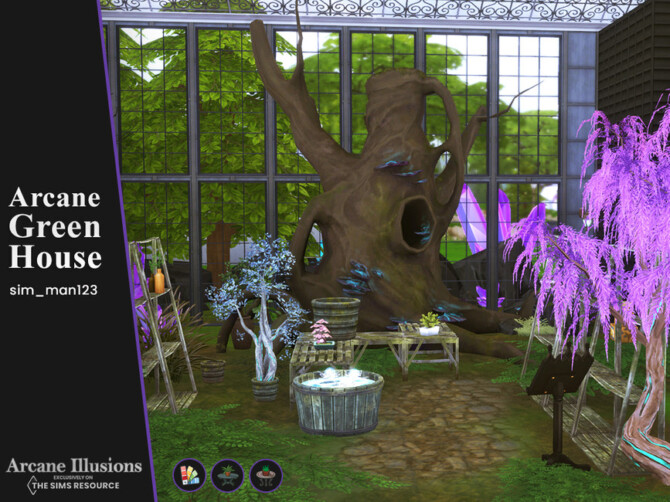 Sims 4 Arcane Illusions Greenhouse by sim man123 at TSR