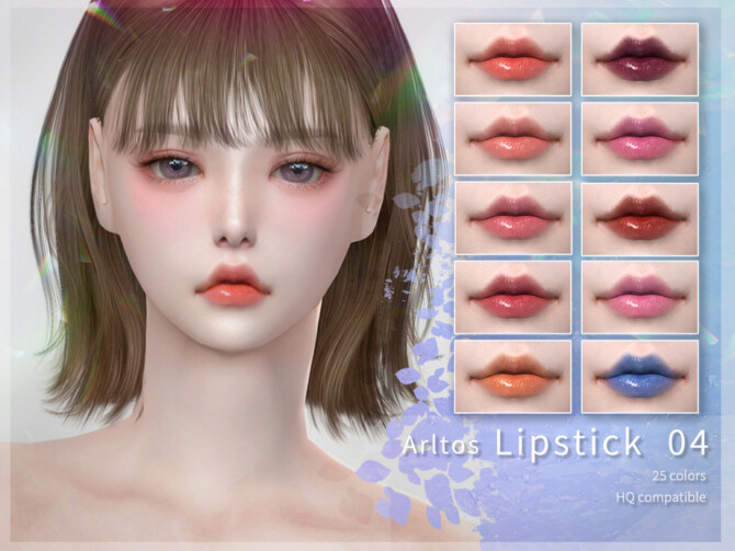 Sims 4 Jelly lipstick 4 by Arltos at TSR