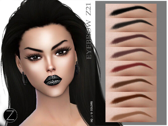 Sims 4 EYEBROWS Z21 by ZENX at TSR