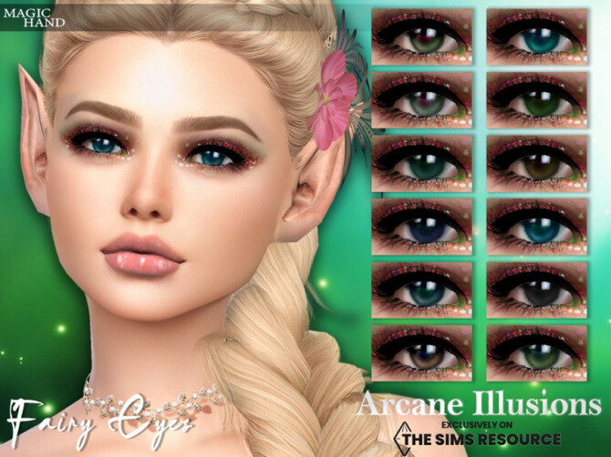Sims 4 Arcane Illusions   Fairy Eyes N63 by MagicHand at TSR