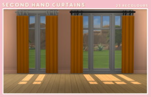 Second hand curtains at Midnightskysims