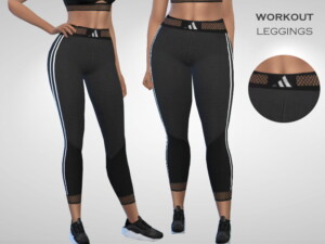 Workout Leggings by Puresim at TSR
