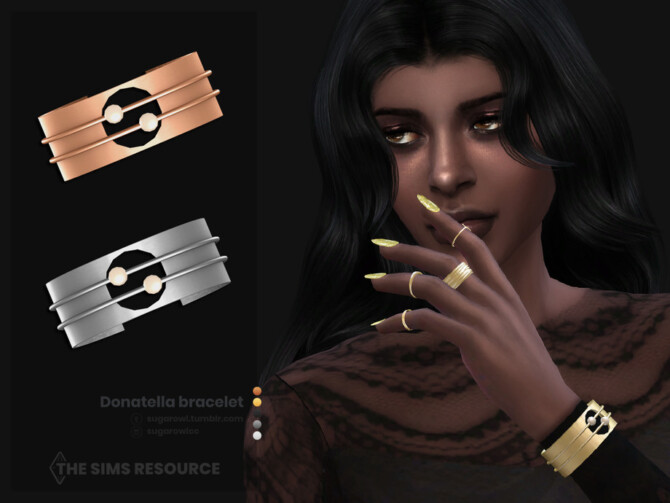 Sims 4 Donatella bracelet by sugar owl at TSR