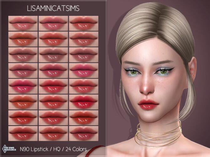 Sims 4 LMCS N90 Lipstick (HQ) by Lisaminicatsims at TSR