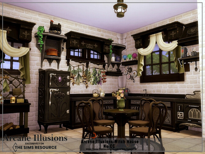 Sims 4 Arcane Illusions Witch House by Danuta720 at TSR