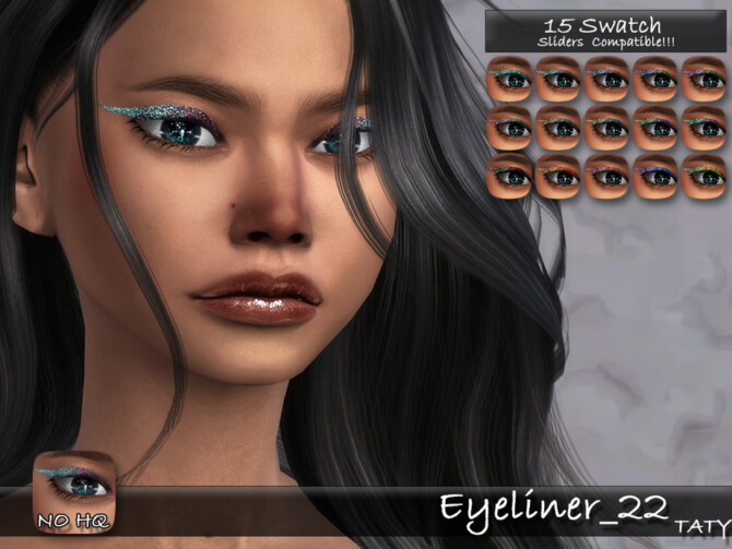 Sims 4 Eyeliner 22 by tatygagg at TSR