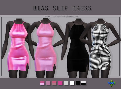 Sims 4 Bias Dress at Rimshard Shop