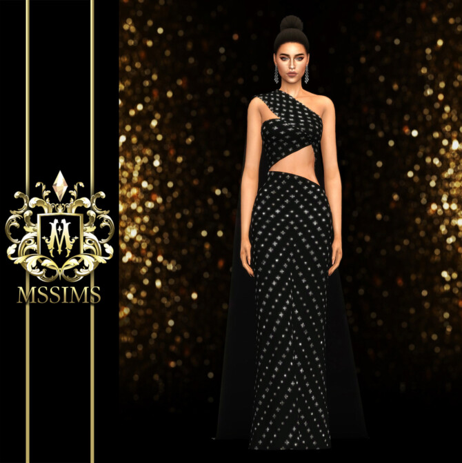 Sims 4 Chalita Gown at MSSIMS
