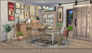 Sue Dining at pqSims4