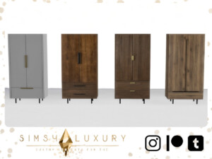 Wardrobe Collection 1 at Sims4 Luxury