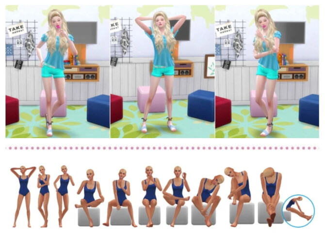 Sims 4 Lollipops Pose Pack at A luckyday