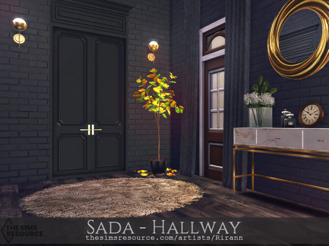 Sims 4 Sada   Hallway by Rirann at TSR