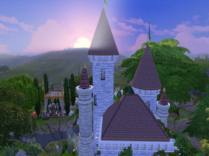 Sims 4 Castle (Enchanted) by susancho93 at TSR