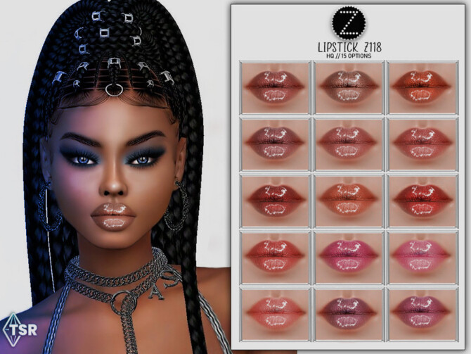 Sims 4 LIPSTICK Z118 by ZENX at TSR