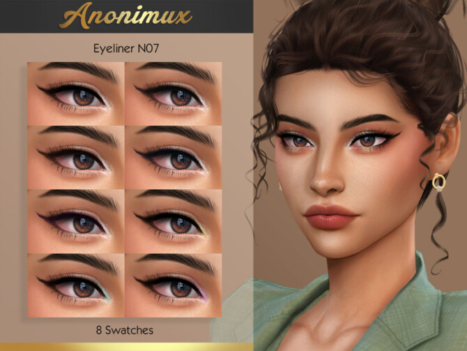 Sims 4 Eyeliner N07 by Anonimux Simmer at TSR