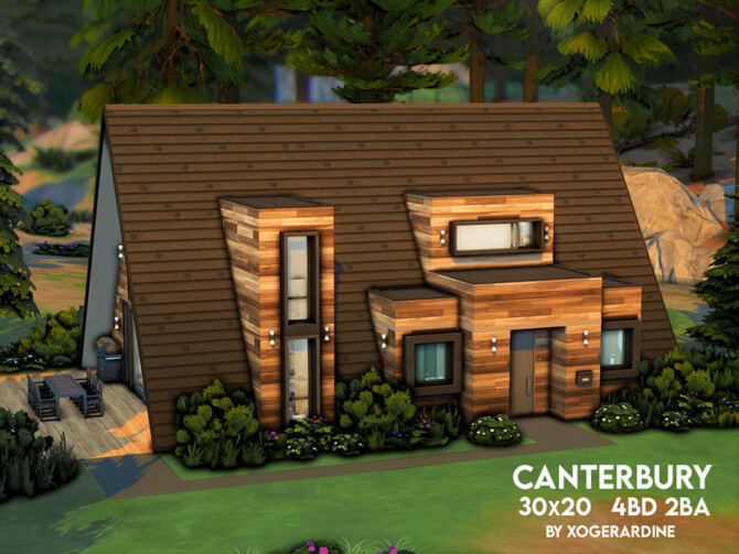 Sims 4 Canterbury house by xogerardine at TSR