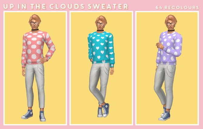 Sims 4 Up In The Clouds Sweater at Midnightskysims