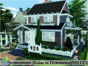 House in Downtown at Sims by Bozena