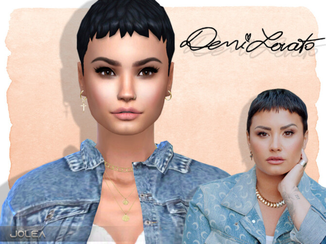 Sims 4 Demi Lovato by Jolea at TSR