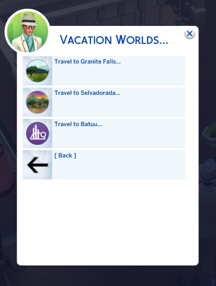 Sims 4 Travel To Venue Hidden and Vacation Destinations at Mod The Sims 4