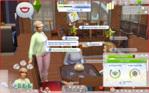 Get Famous from Running Your Restaurant by uuqv at Mod The Sims 4
