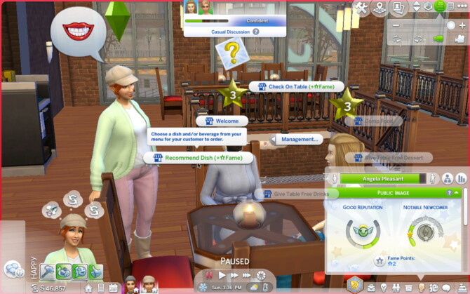 Sims 4 Get Famous from Running Your Restaurant by uuqv at Mod The Sims 4