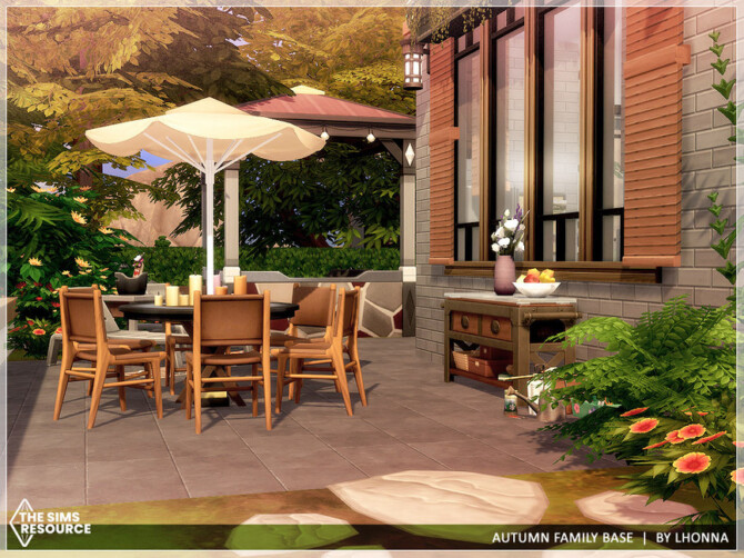 Sims 4 Autumn Family Base by Lhonna at TSR