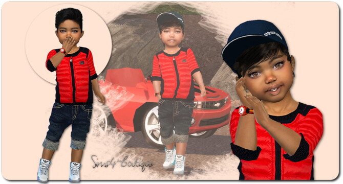 Sims 4 Designer Set for Toddler Boys TS4 at Sims4 Boutique