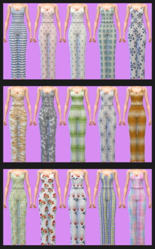 Basegame Outfit Recolors at Annett’s Sims 4 Welt » Sims 4 Updates