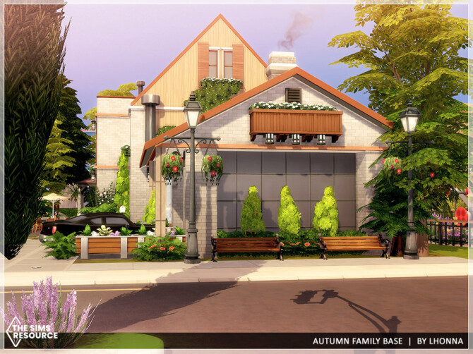 Sims 4 Autumn Family Base by Lhonna at TSR