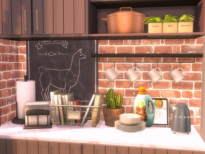 Sims 4 City Kitchen by Flubs79 at TSR
