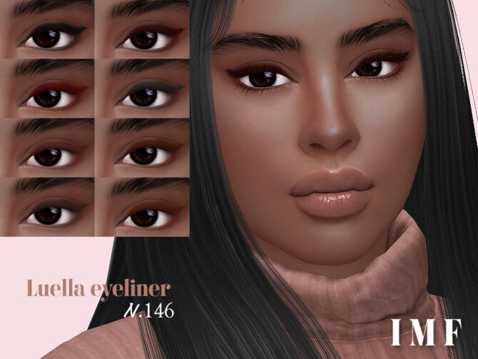 Sims 4 Luella Eyeliner N.146 by IzzieMcFire at TSR