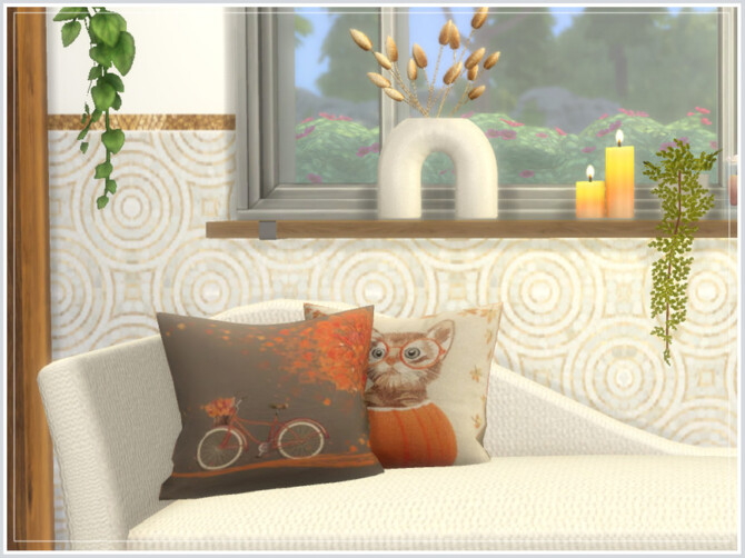 Sims 4 A Touch Of Autumn Cushions by philo at TSR