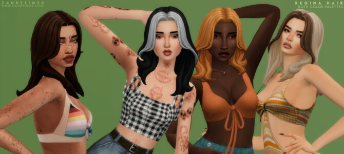 Sims 4 REGINA HAIR at Candy Sims 4